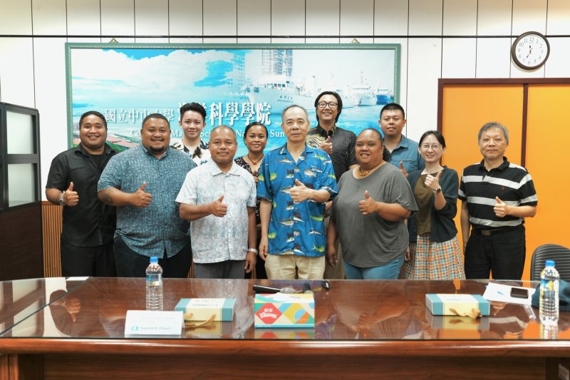 中山大學布局太平洋藍碳研究　帛琉副總統率團訪臺深化合作