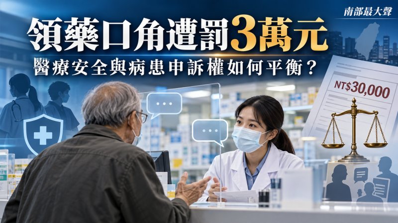 領藥口角遭罰3萬元引爭議　醫病糾紛如何兼顧醫療安全與申訴權？
