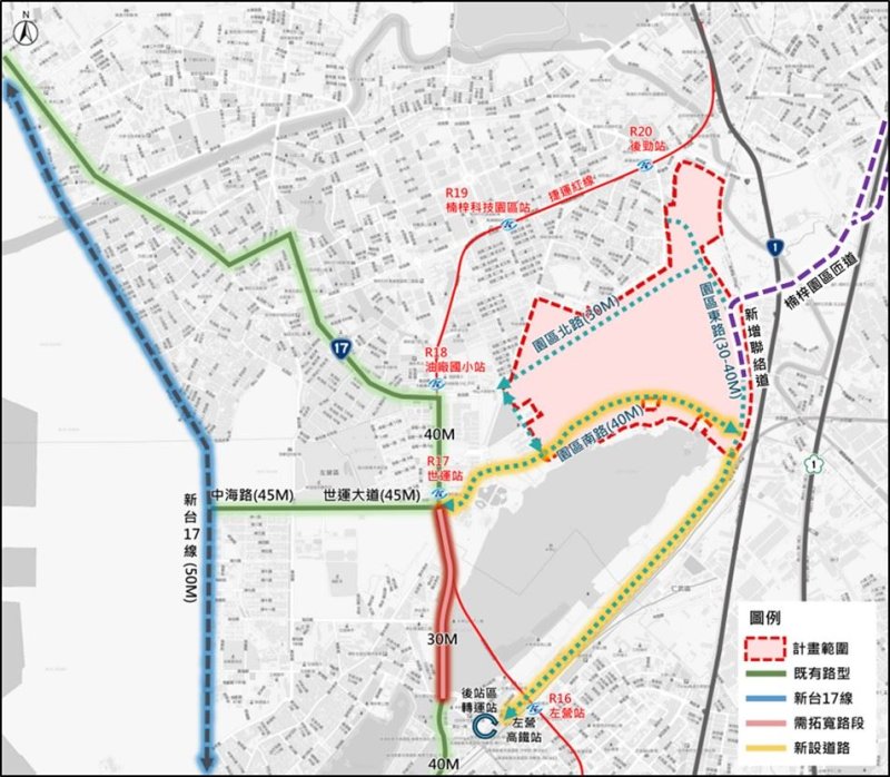 南科楠梓園區聯外動線規劃圖.j 南科楠梓園區聯外動線規劃圖.j