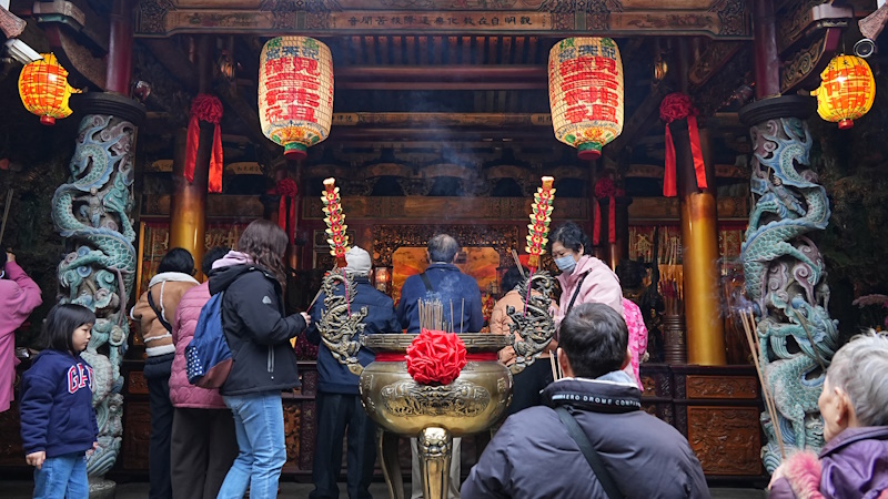 朴子配天宮走春賞御賜燈花 除夕熱鬧到元宵